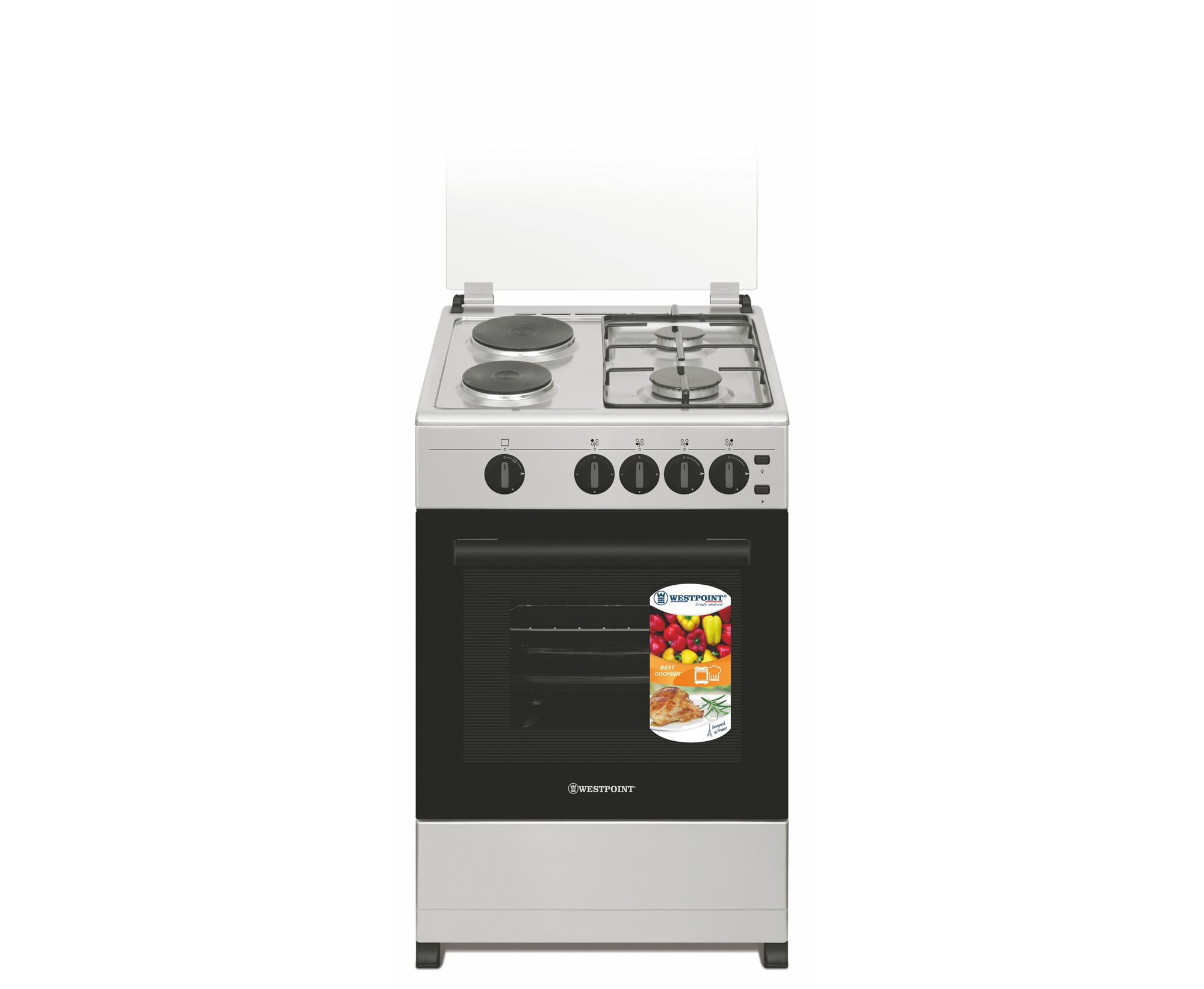 WESTPOINT-COOKER-50X55-2-GAS2-ELECT-SS